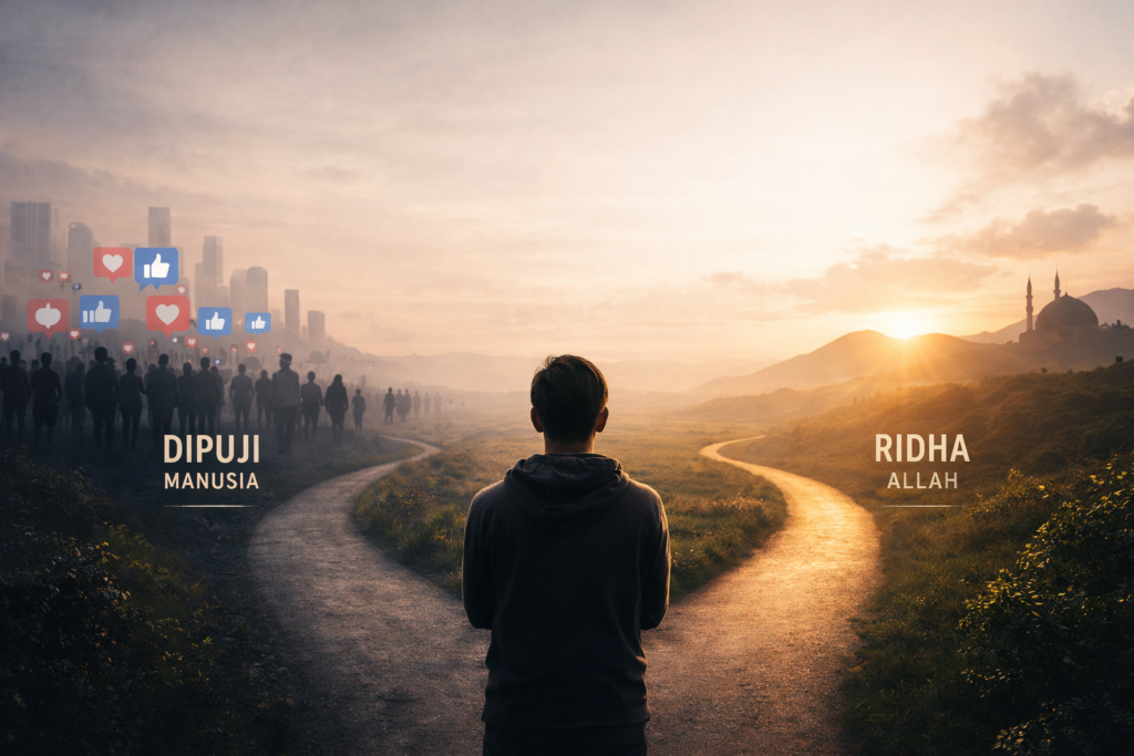 ChatGPT Image 13 Apr 2026 104226 Ataka Tour Travel Umrah Ingin Dipuji atau Ridha Allah Kita di Posisi Mana